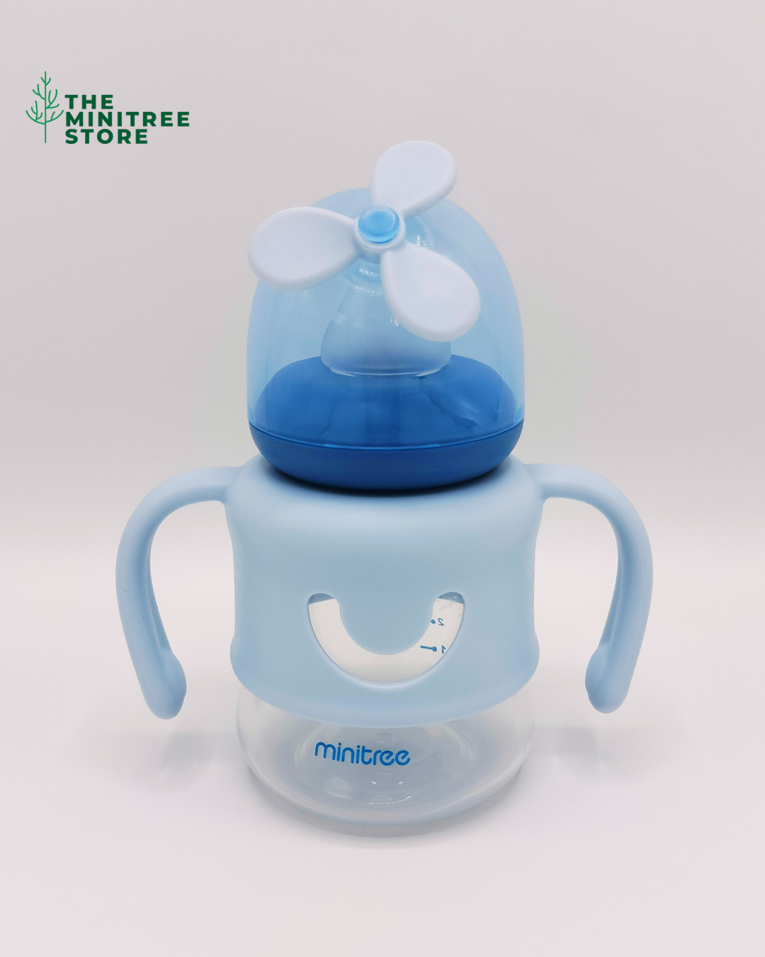 Minitree BPA-Free Baby Feeder with Dual Handles & Propeller Cap