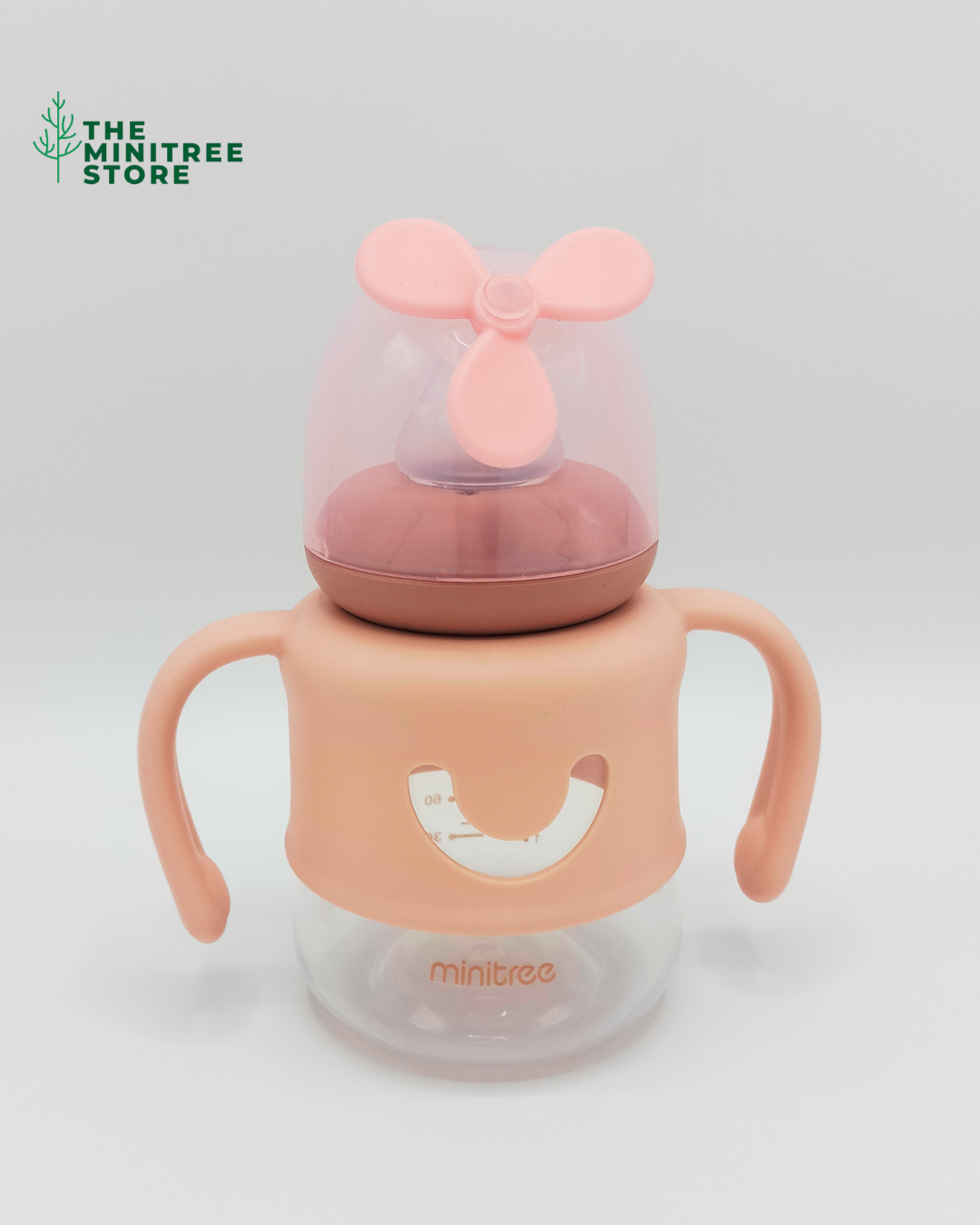 Minitree BPA-Free Baby Feeder with Dual Handles & Propeller Cap