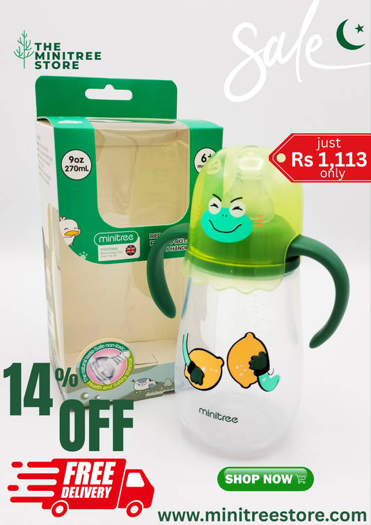 minitree feeding bottle 9oz/270ml REGULER NECK
