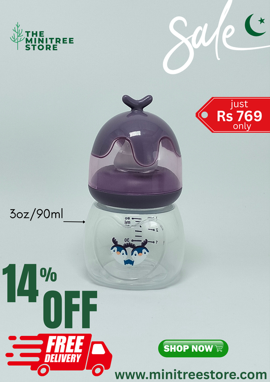 ZR-679 3oz PP Baby Feeder | BPA-Free 90ml Newborn Feeding Bottle – The MiniTree Store