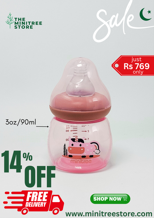 3oz PP Baby Feeder | BPA-Free 90ml Newborn Feeding Bottle – The MiniTree Store