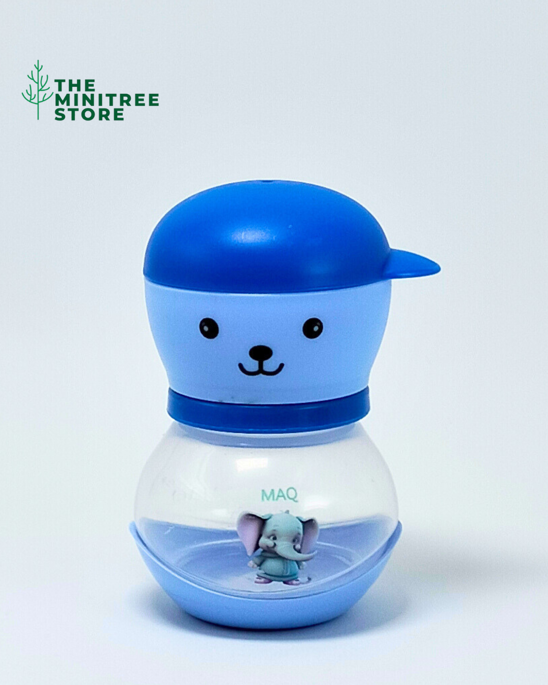 2oz/60ml PP Feeder – Bear Cap with 3D Elephant