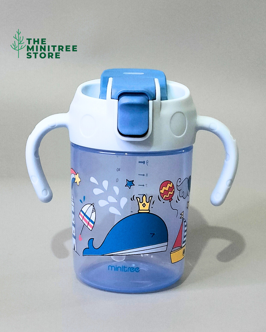 10oz 2-in-1 Sippy & Straw Cup for Toddlers | BPA-Free PP Baby Cup