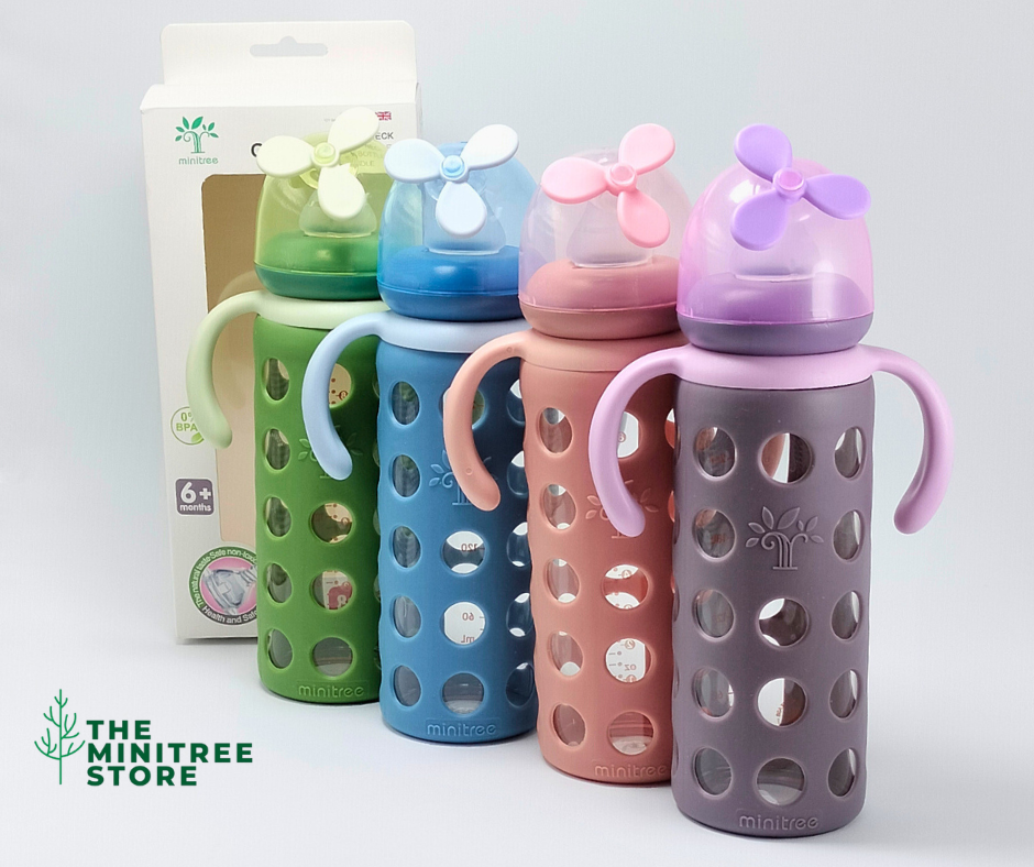 8oz/240ml Glass Feeder Standard Neck (ZR-603-H)