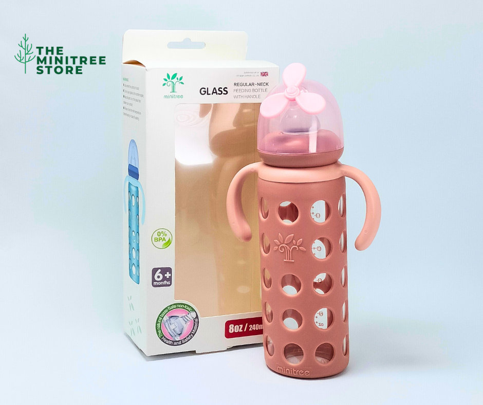 8oz/240ml Glass Feeder Standard Neck (ZR-603-H)