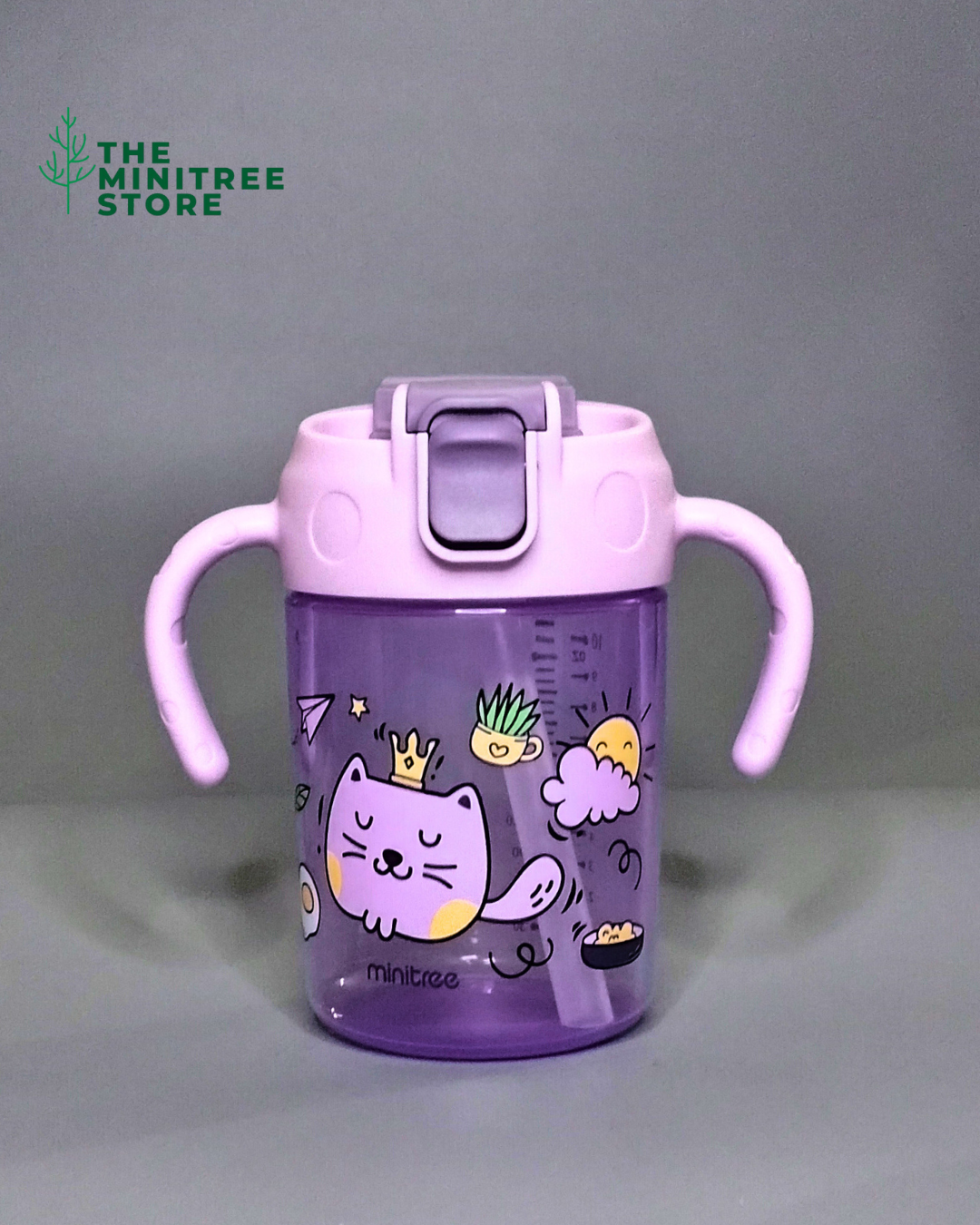 10oz 2-in-1 Sippy & Straw Cup for Toddlers | BPA-Free PP Baby Cup