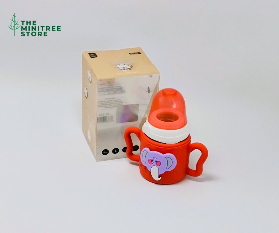 2oz/60ml GLASS FEEDER REGULER NECK MINITERR