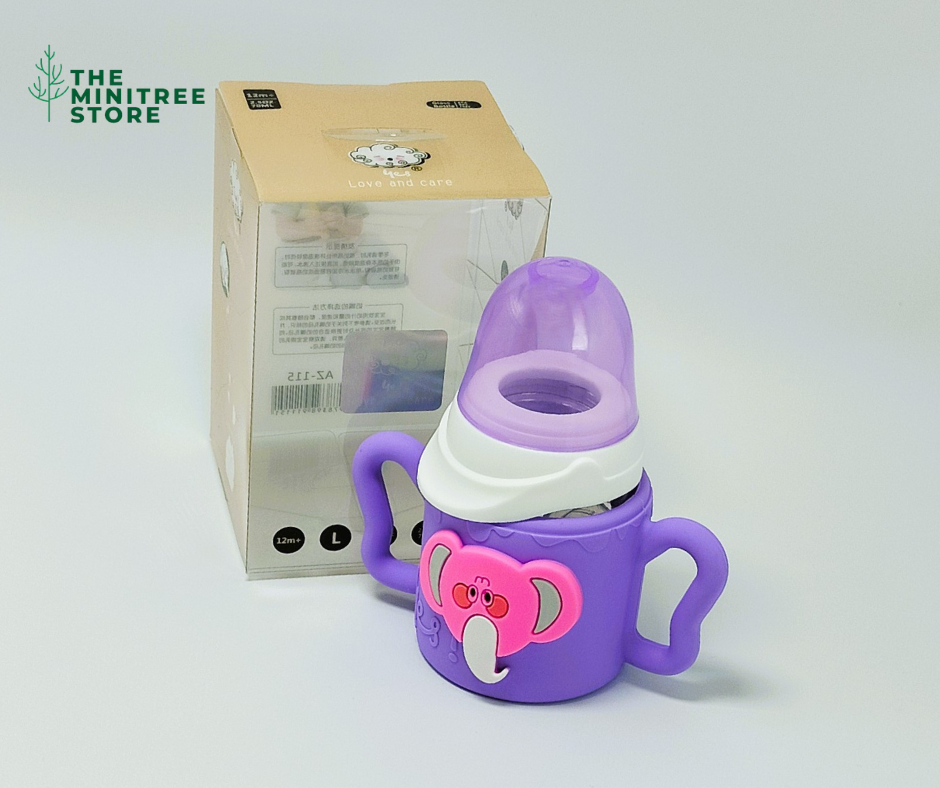 2oz/60ml GLASS FEEDER REGULER NECK MINITERR