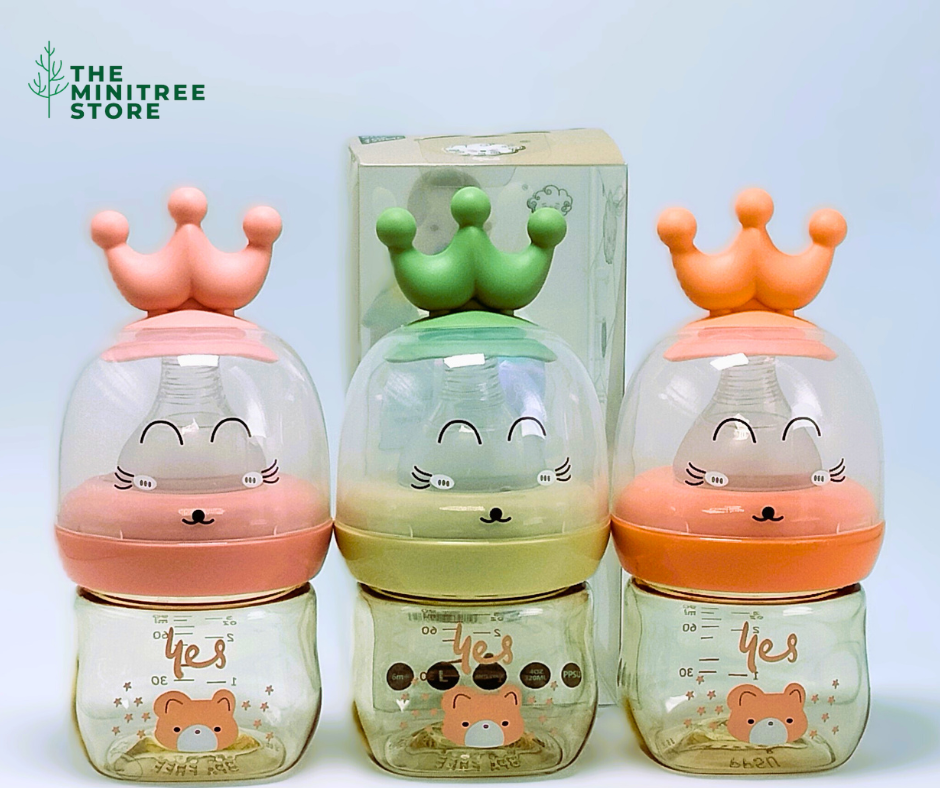3oz/90ml YES PPSU Minitree Crown Feeding Bottle