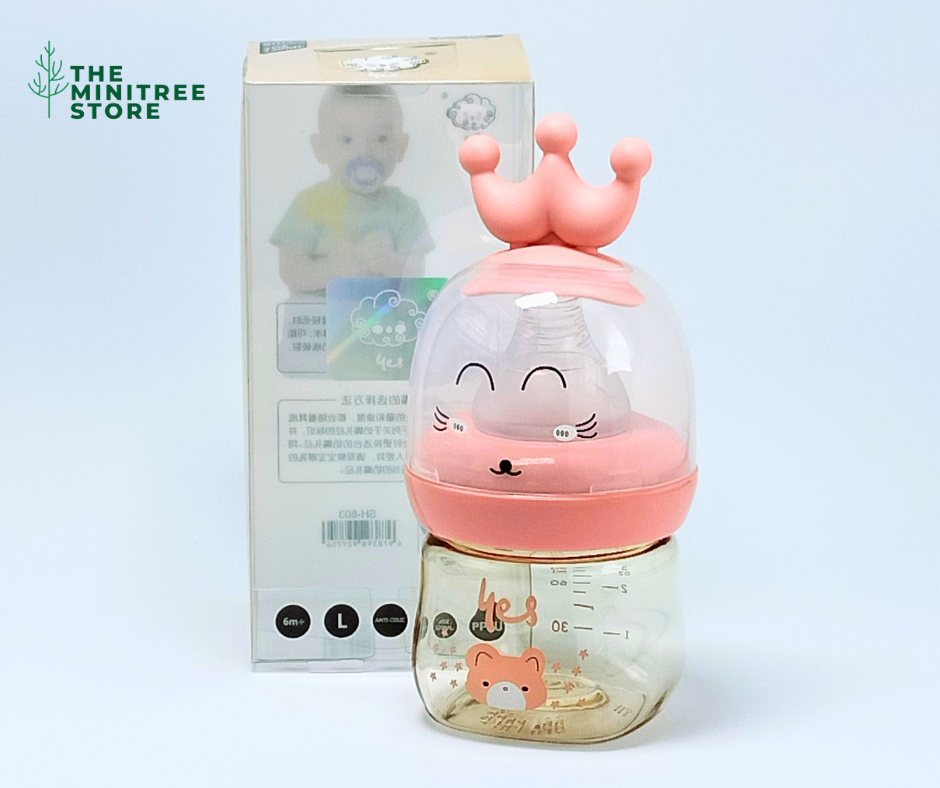 3oz/90ml YES PPSU Minitree Crown Feeding Bottle