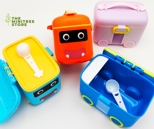 Minitree Cartoon Car Milk Powder Storage Box
