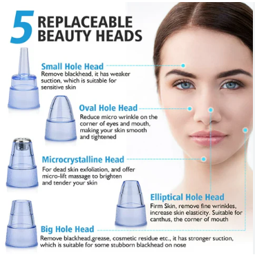 Facial Beauty - 5 in 1 Blackhead Remover Machine