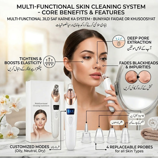 Facial Beauty - 5 in 1 Blackhead Remover Machine