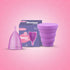 Menstrual Cup With Foldable Steriliser Container