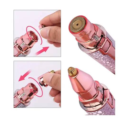2-in-1 Electric Facial Hair Remover & Eyebrow Trimmer for Women